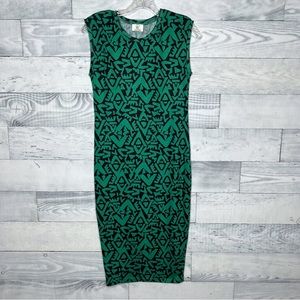 🍉 Zara Patterned Midi Dress